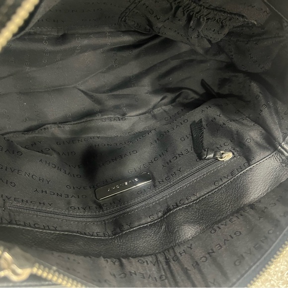 Givenchy Black Monogram Canvas and Leather Zip Satchel - Picture 12 of 15